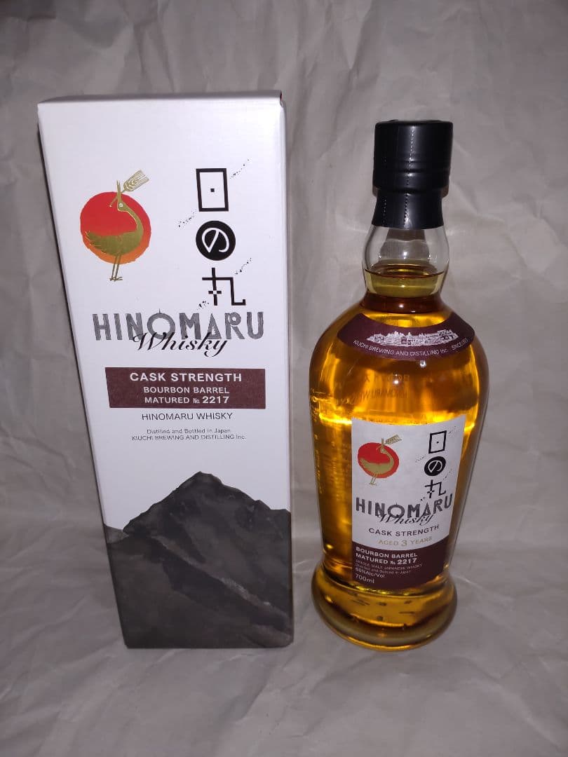 【稀少限定】日の丸ウイスキー バーボンバレル カスクストレングス 木内酒造