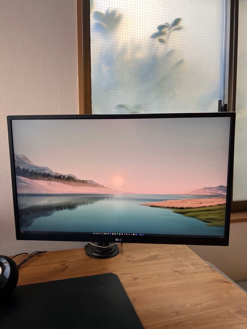 【モニターアーム付】LG 27UL500-W 4Kモニター 27インチ