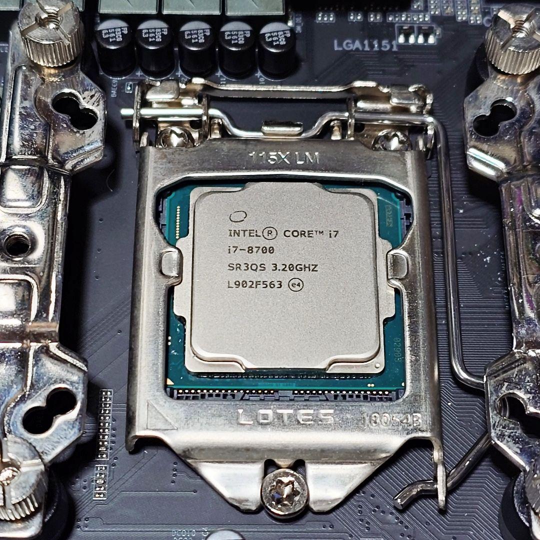 Intel CPU Core i7 8700 　【動作確認済】