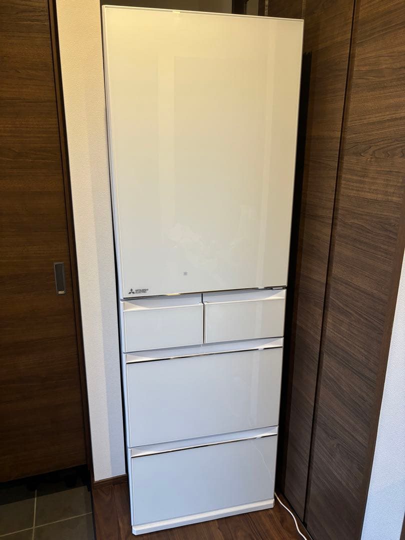 三菱 冷蔵庫 MR-MB45G-W 2021年製
