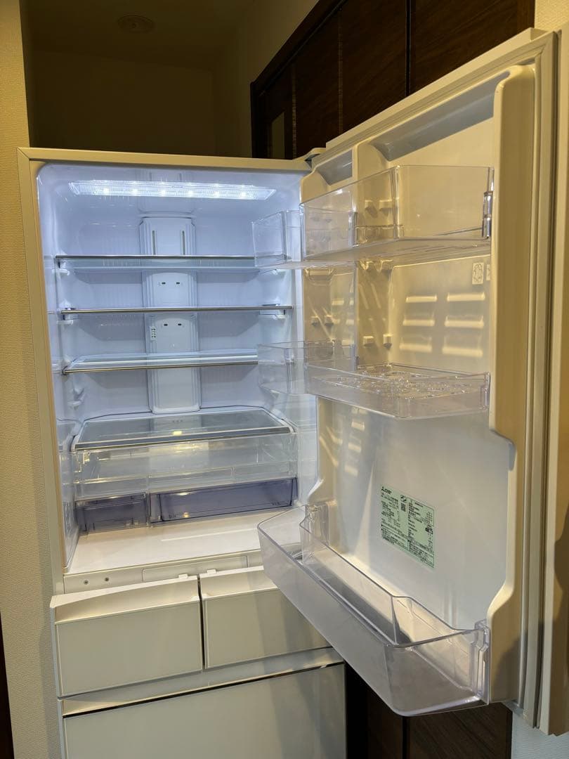 三菱 冷蔵庫 MR-MB45G-W 2021年製