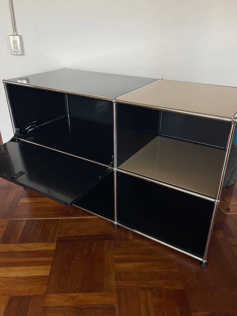 USM ハラー システム 2列 2段 ドロップダウンドア キャビネット