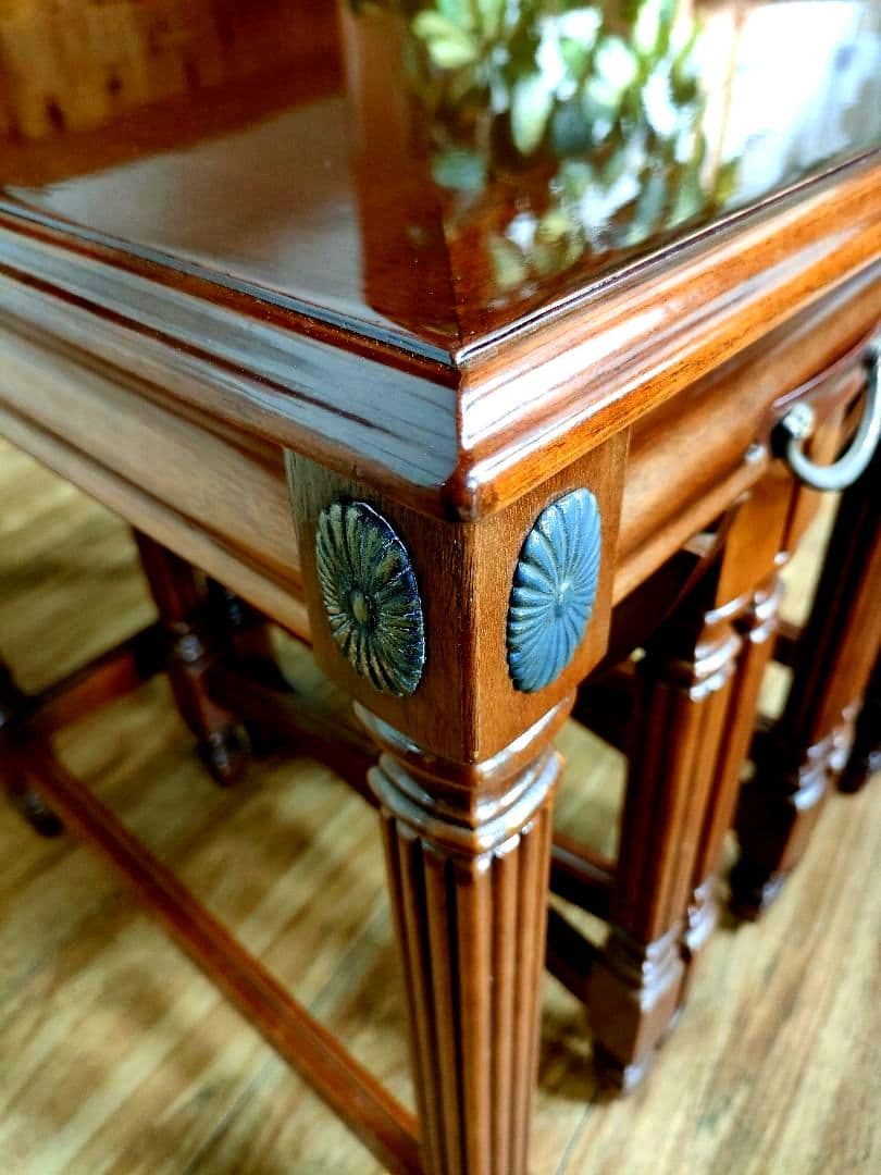 北欧　折り畳み　アンティーク　ゲートレッグテーブルセット　イギリス製　希少