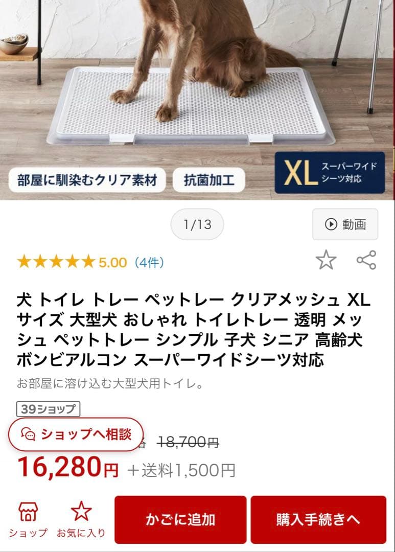 【新品/未使用品】CLEAR MESH XL 1個入り