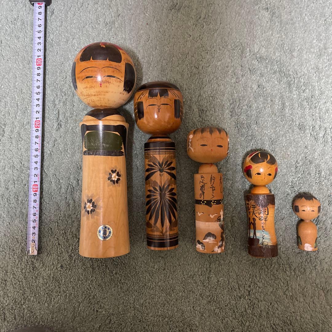 木製こけし人形 約32体 コレクション