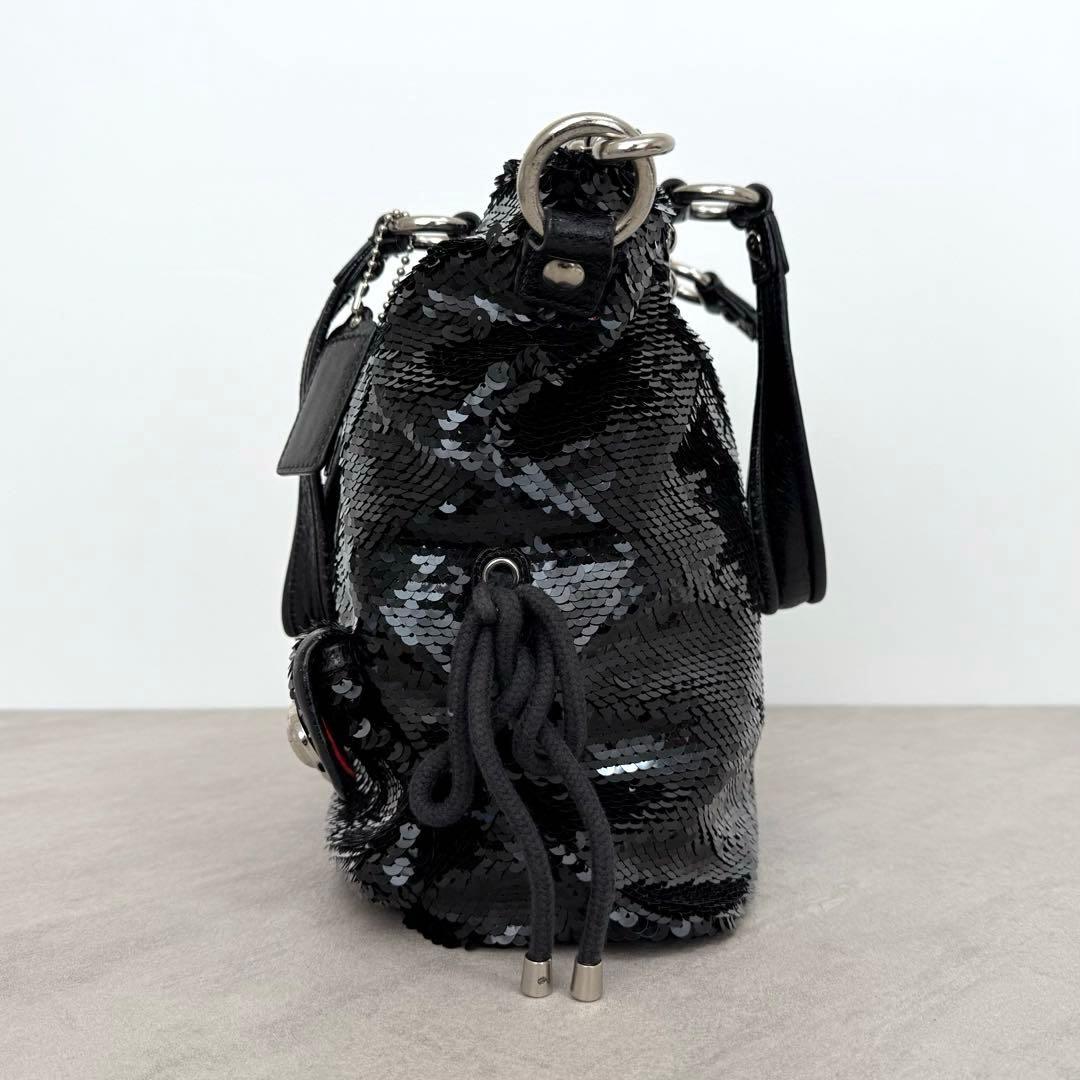 バッグ Coach Poppy Sequin Spotlight 2way Bag