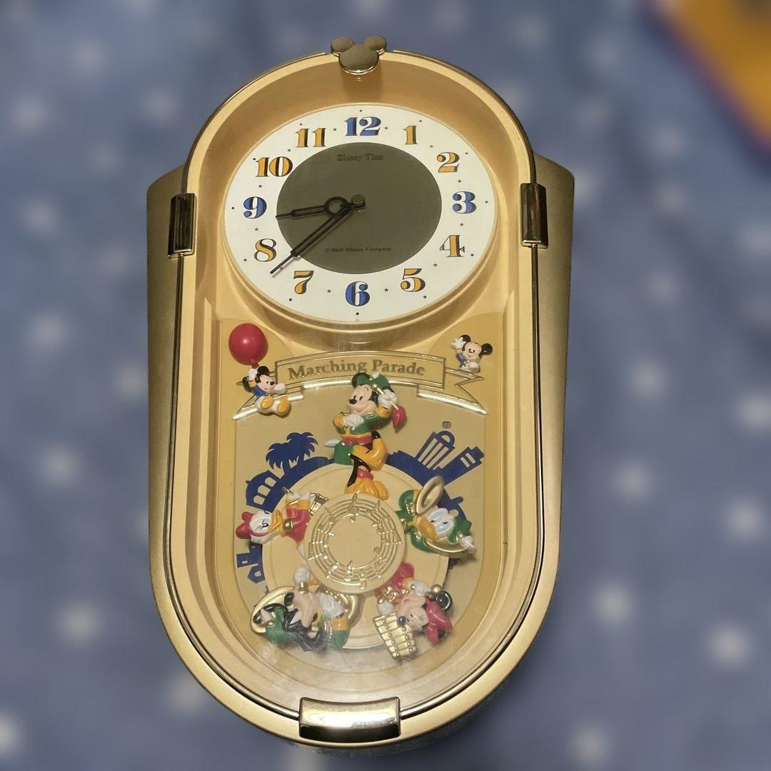 廃盤　希少商品　 ディズニーMarching Parade からくり掛時計