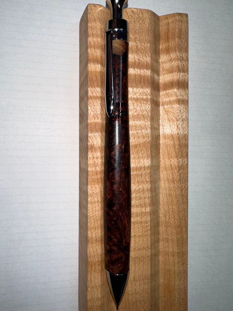 こぶた工房　シャープペンシル　ローズウッド瘤杢極上　0.5mm 節修正あり