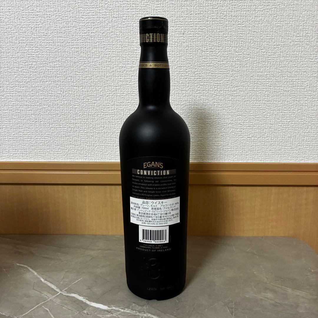 EGAN'S CONVICTION 10年 アイリッシュウイスキー 未開封