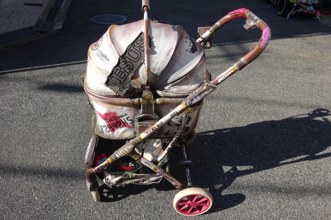 ペットカート バギー 分離型 3WAY ダメージスタイル 1点もの