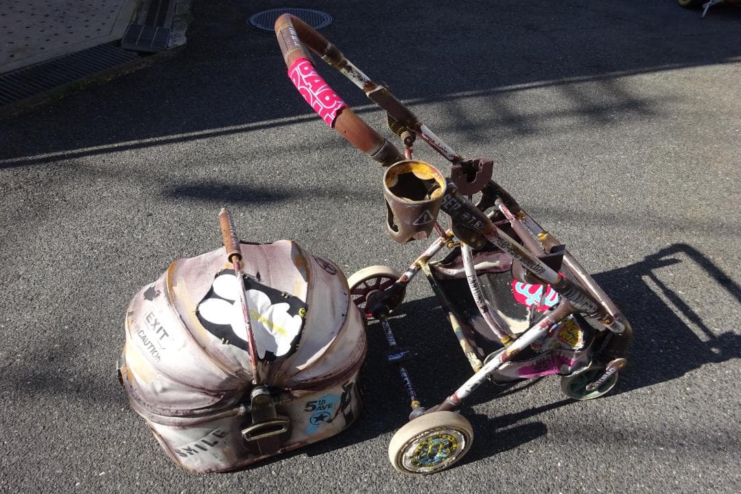 ペットカート バギー 分離型 3WAY ダメージスタイル 1点もの