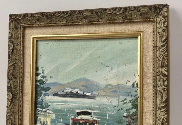 FINE ARTISTS『路面電車』絵画油絵shiva,inc. ファインアート