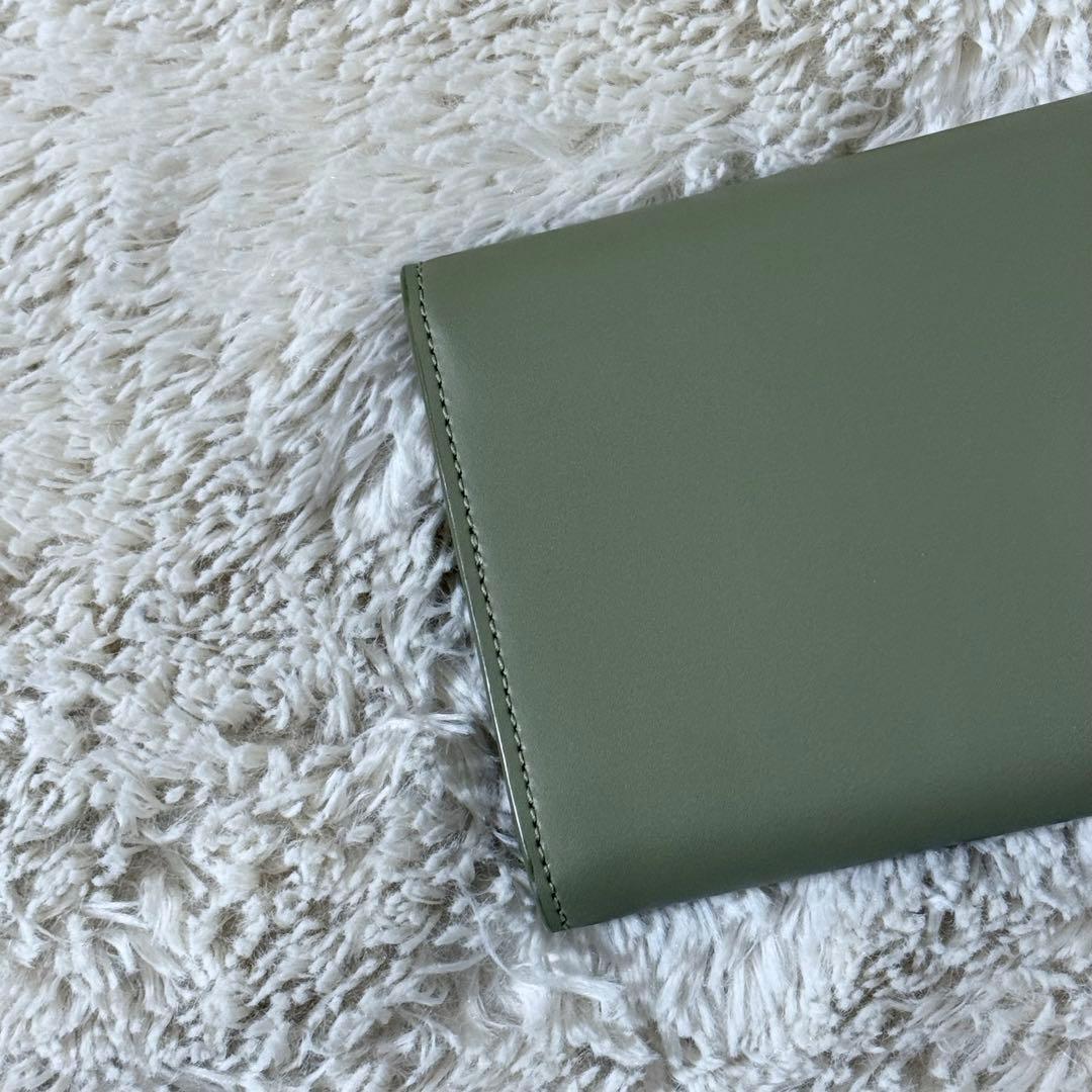⭐️新品未使用⭐️　IACUCCI　イアクッチ　RUGA　三つ折り財布　オリーブ