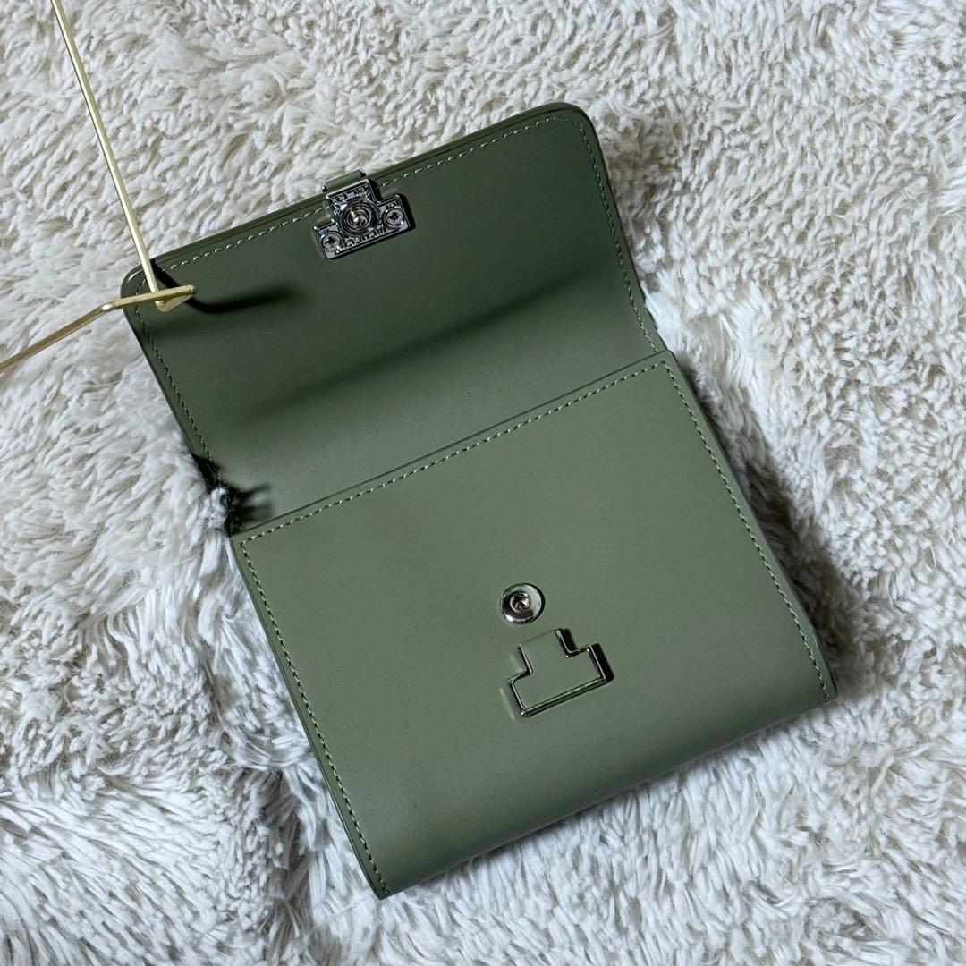 ⭐️新品未使用⭐️　IACUCCI　イアクッチ　RUGA　三つ折り財布　オリーブ