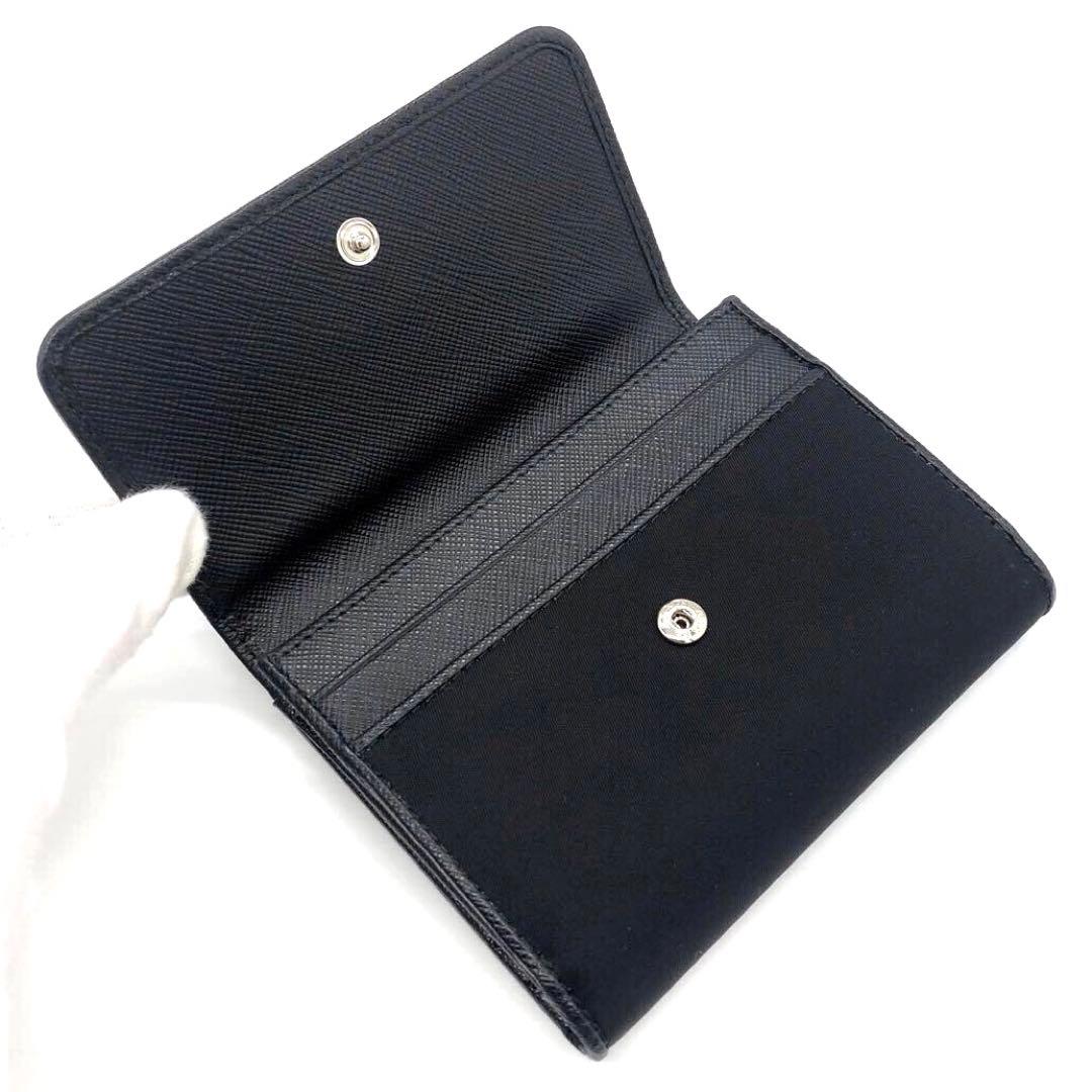 未使用✨プラダ 2つ折り財布 ナイロン　ブラック　1MH523