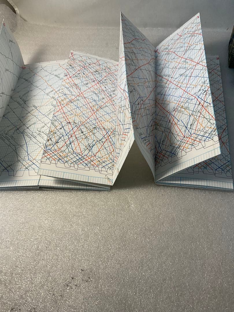 日本 鉄道　列車運行図表　構内配線略図　京阪鉄道