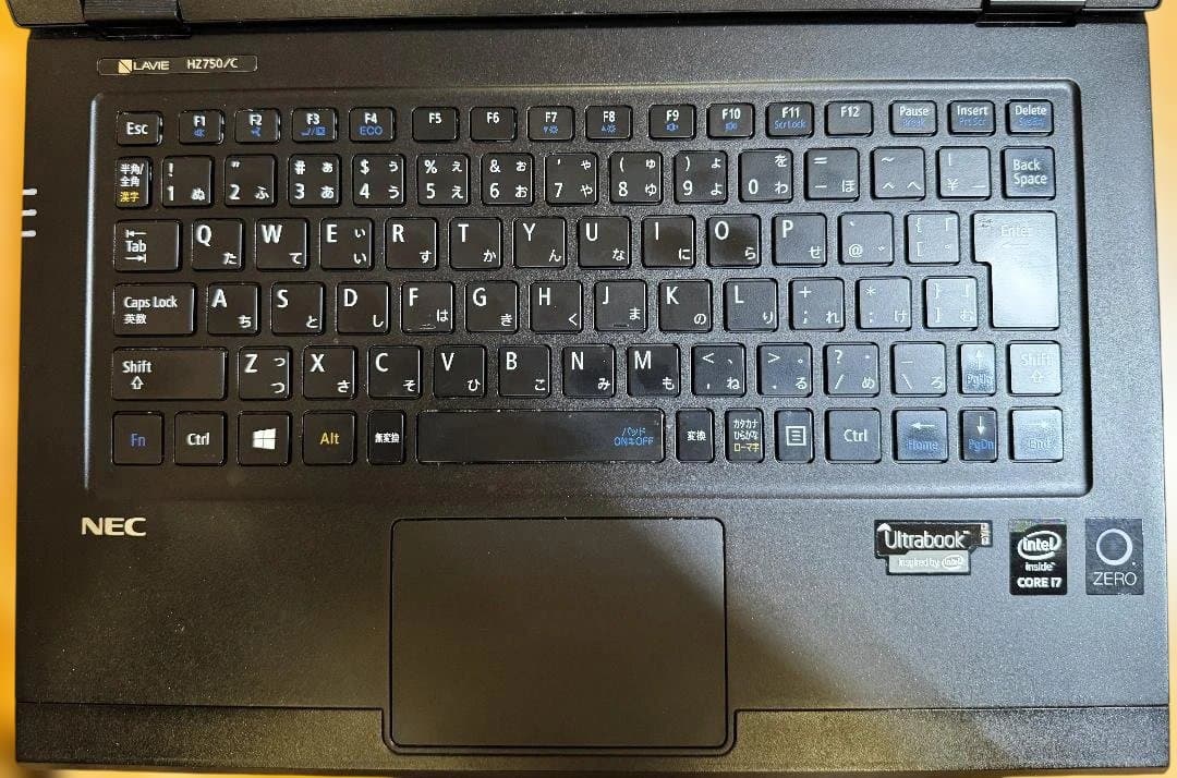 Windowsノート本体 NEC LAVIE Hybrid ZERO HZ750 PC-HZ750CAB