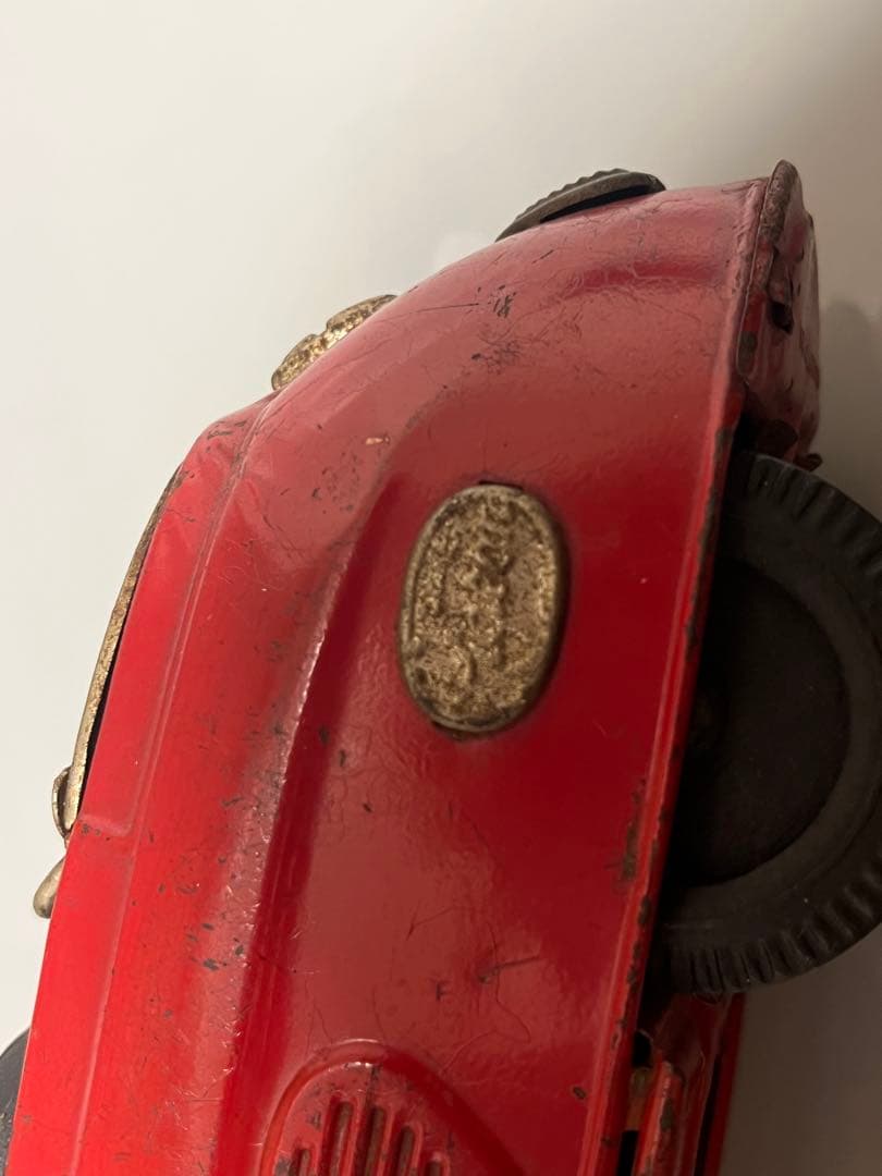 ブリキ のスクーター、旧バンダイのシルバーピジョン、ビンテージ