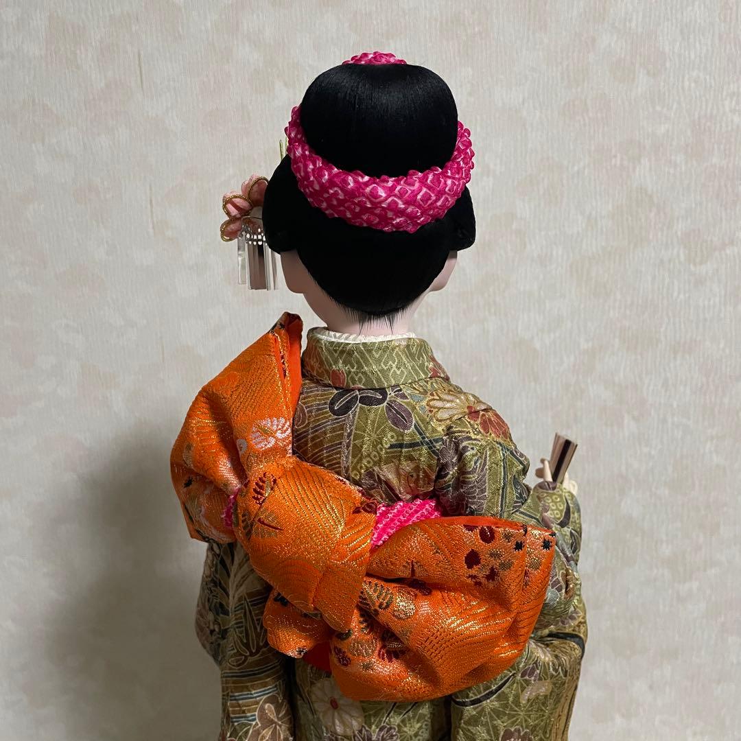 日本人形　吉徳大光　華姿　本絹京友禅