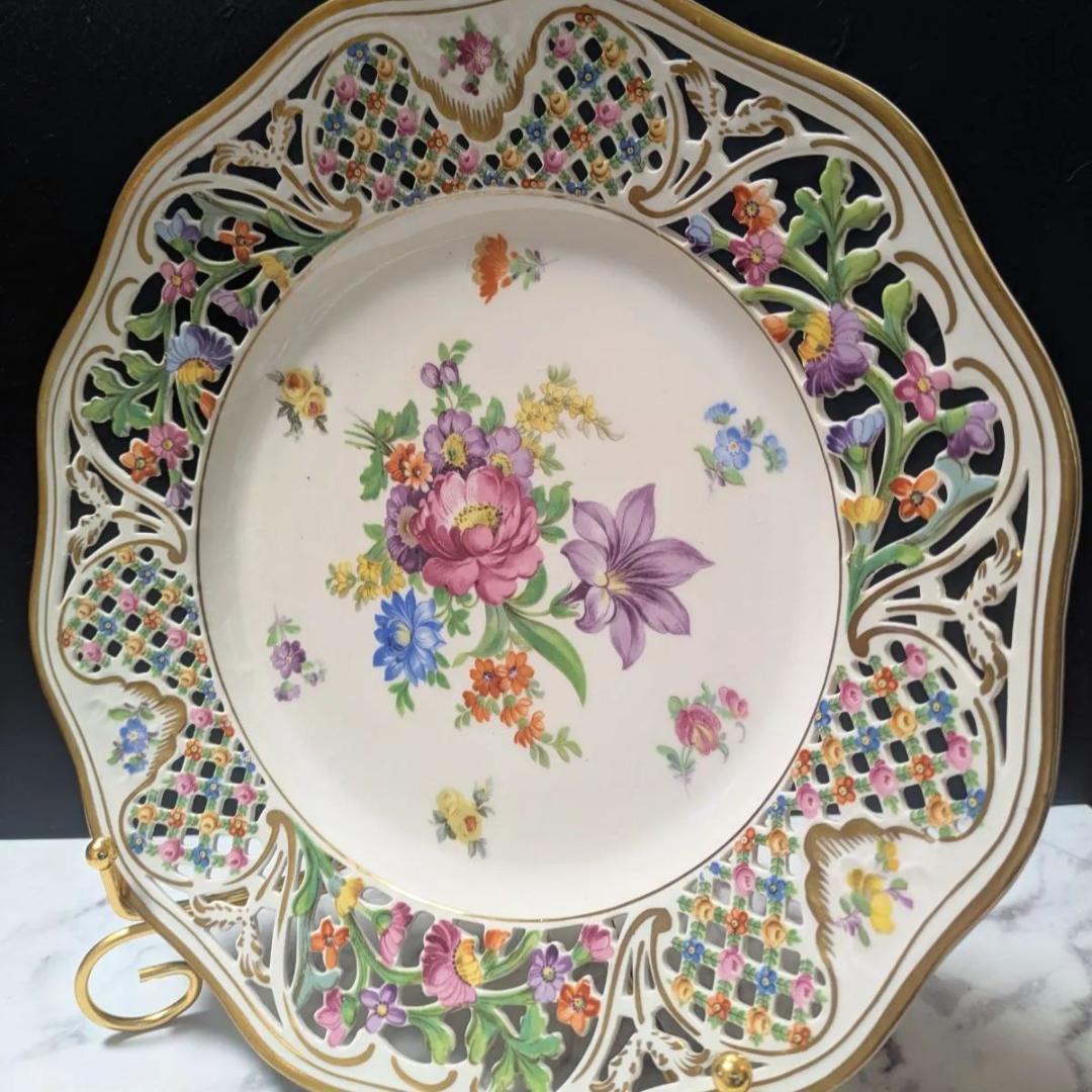 26㎝★1級品 シューマン ババリア オープンワーク メッシュ 金彩エッジ