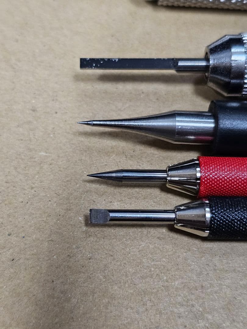 スジ彫り用工具あれやこれやセット