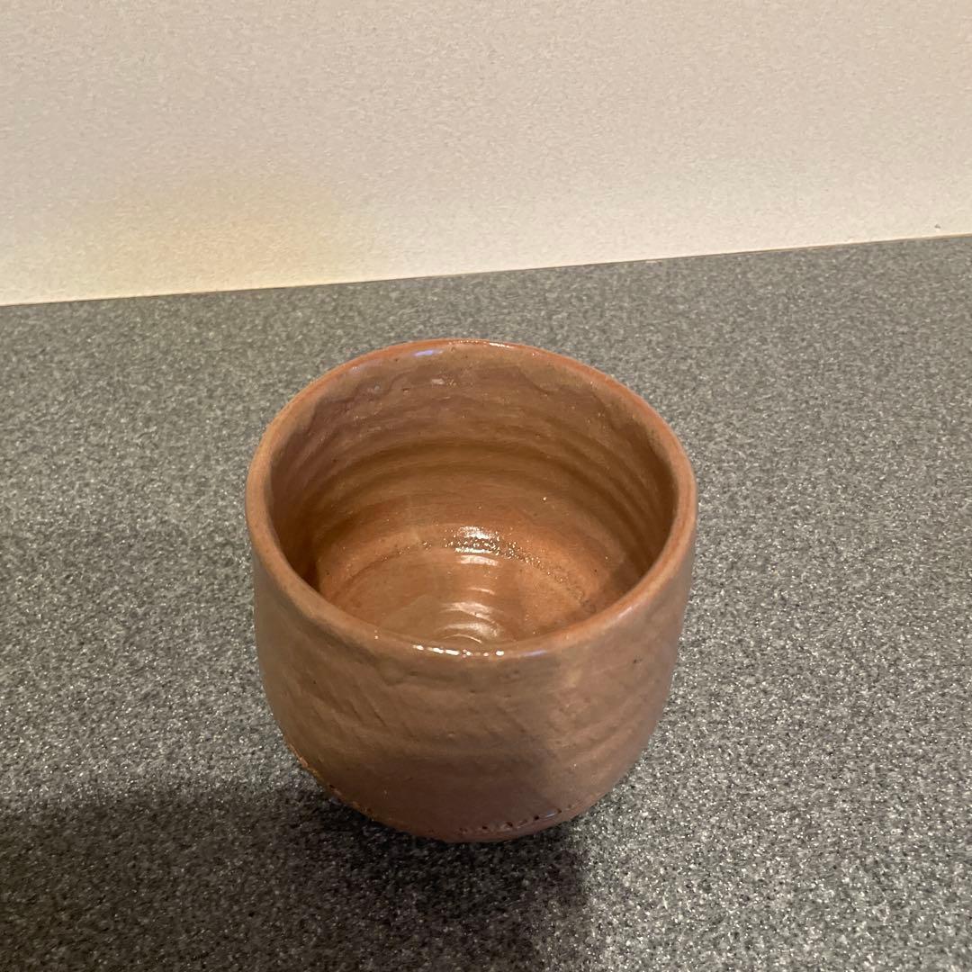 抹茶茶碗　備中　酒津窯