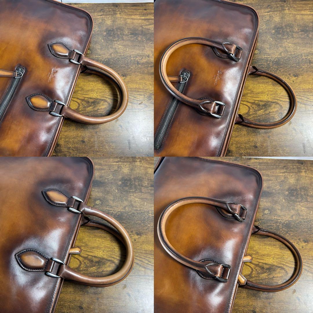 70万円 オルガ期 Berluti アンジュール レザー ブリーフケース