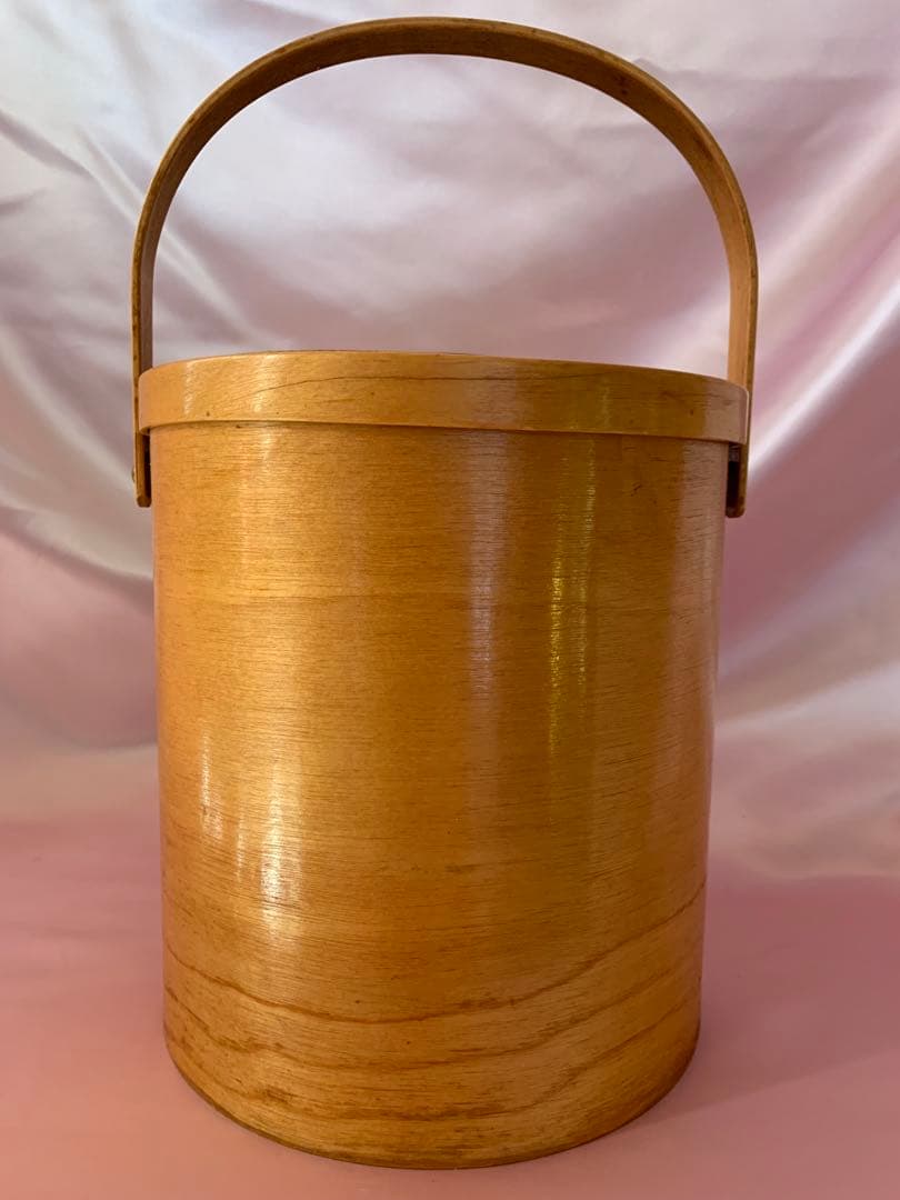 ビンテージ　木製　クッキージャー　ビスケット　レトロ　アンティーク　キャニスター