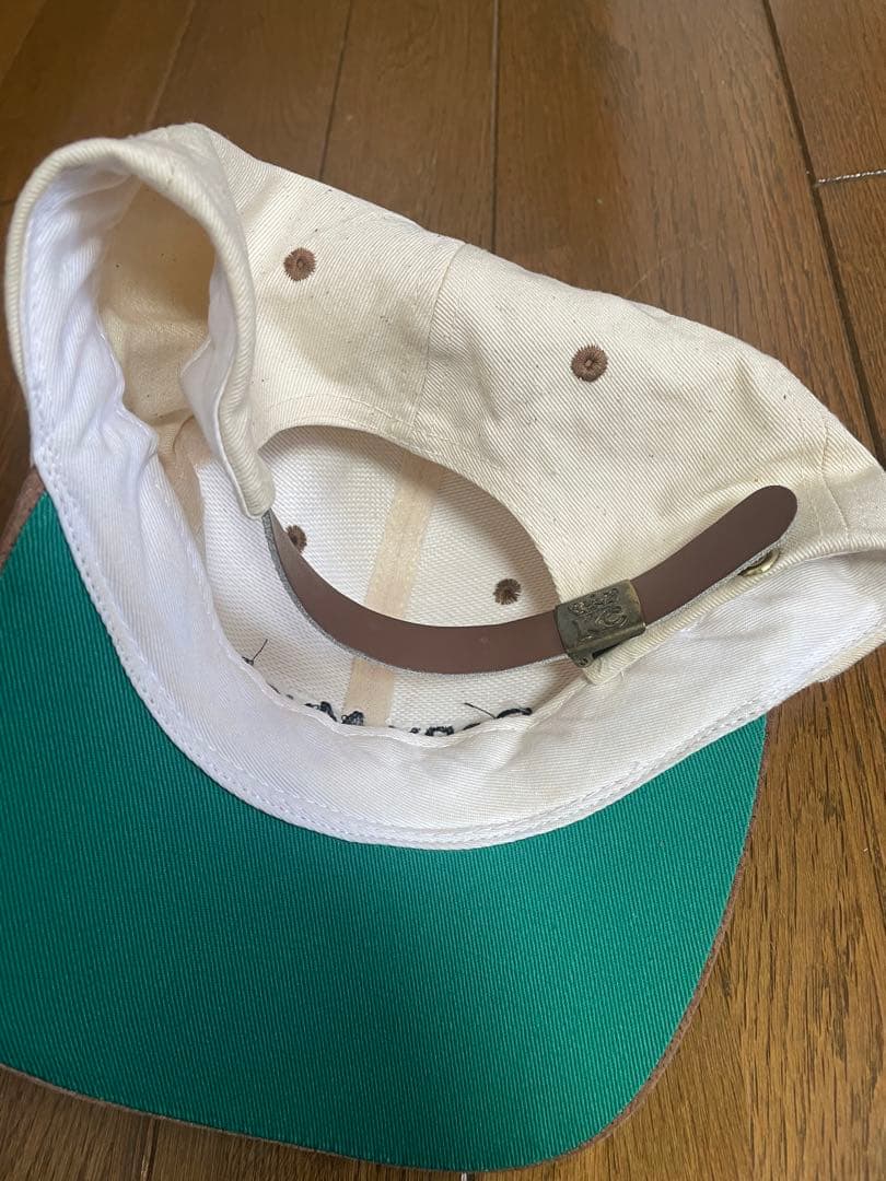 m.stockビンテージ　SONY MUSIC 生成り　キャップ