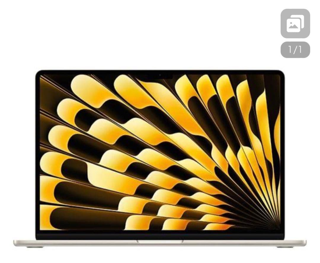 MacBook Air スターライト ［MRYR3J/A］ 展示美品