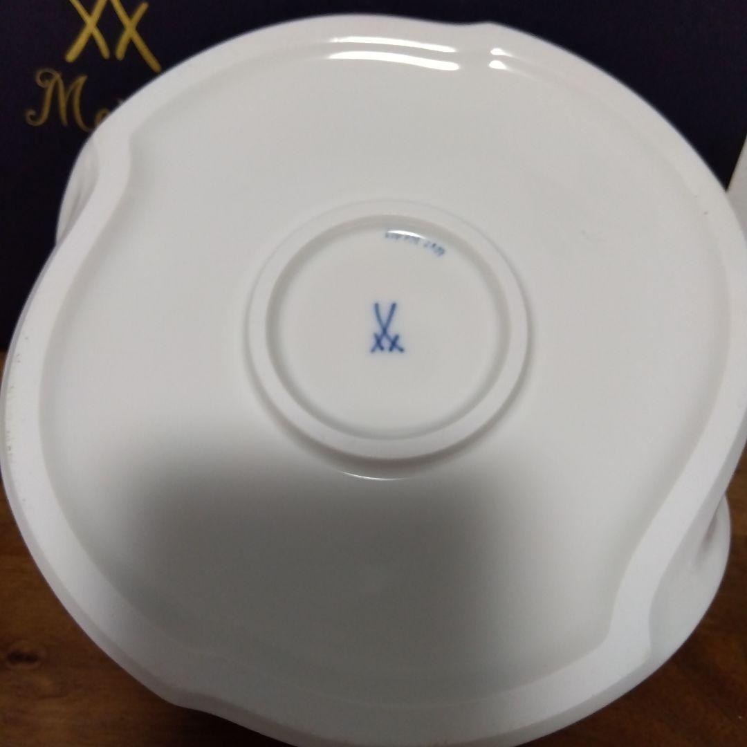 超美品 Meissen マイセン 青い花 ウォーマー＆キャンドルホルダー