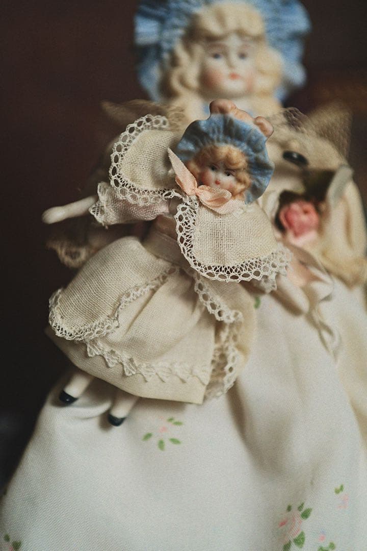 チャイナヘッドドール ビスクドール ミニョネット ミニチュア