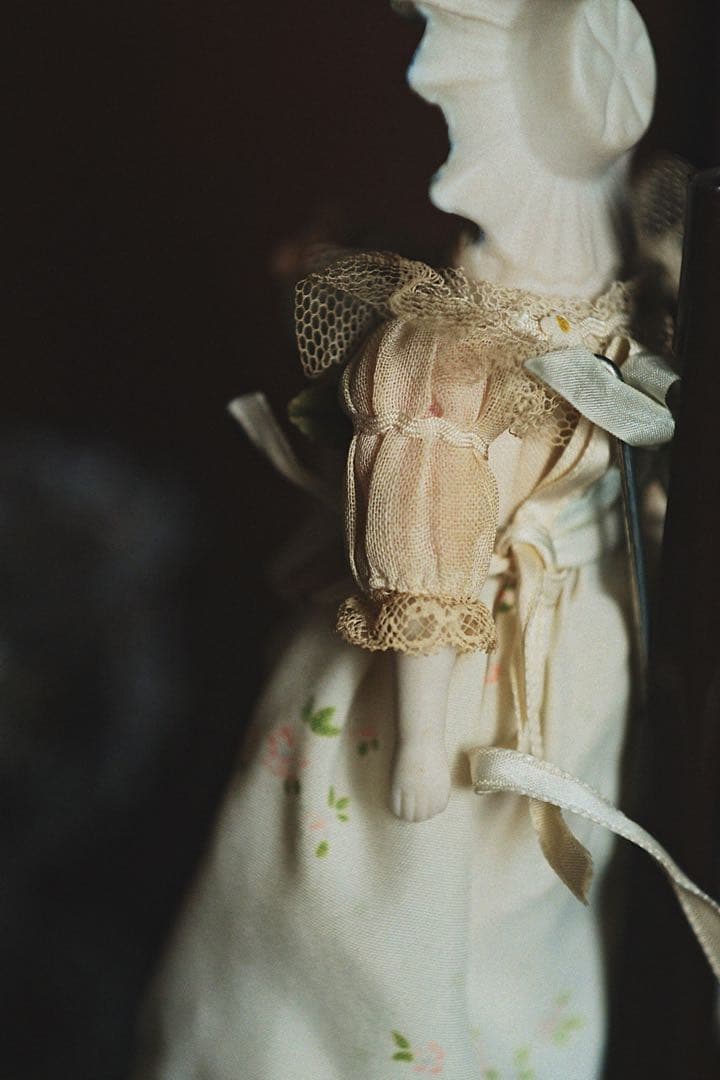 チャイナヘッドドール ビスクドール ミニョネット ミニチュア