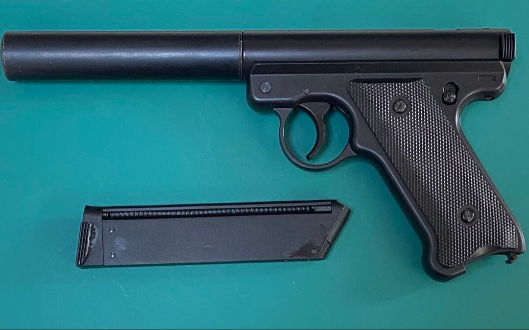 kjワークス　スタームルガーmk1アサシンカスタム　固定スライドガスガン