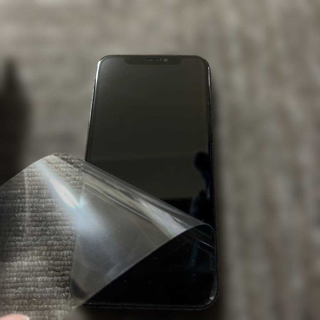 【iPhone XS】　液晶パネル　バッテリー交換済 64GB スペースグレー