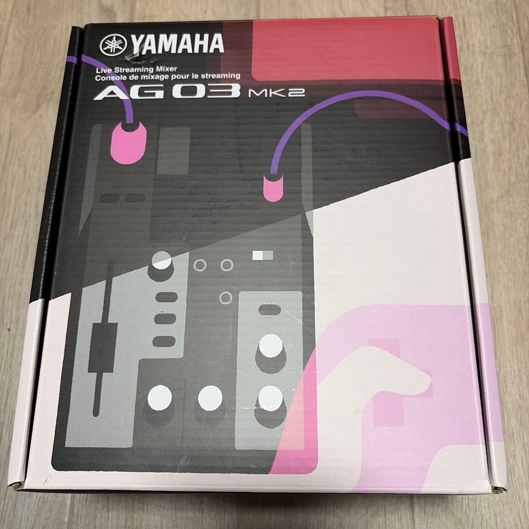 YAMAHA AG03 MK2ライブストリーミングミキサー　ブラック