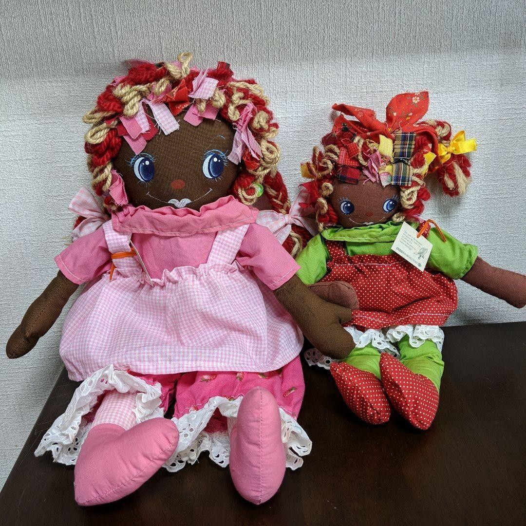 カントリードール　アメリカンドール　人形　2体セット