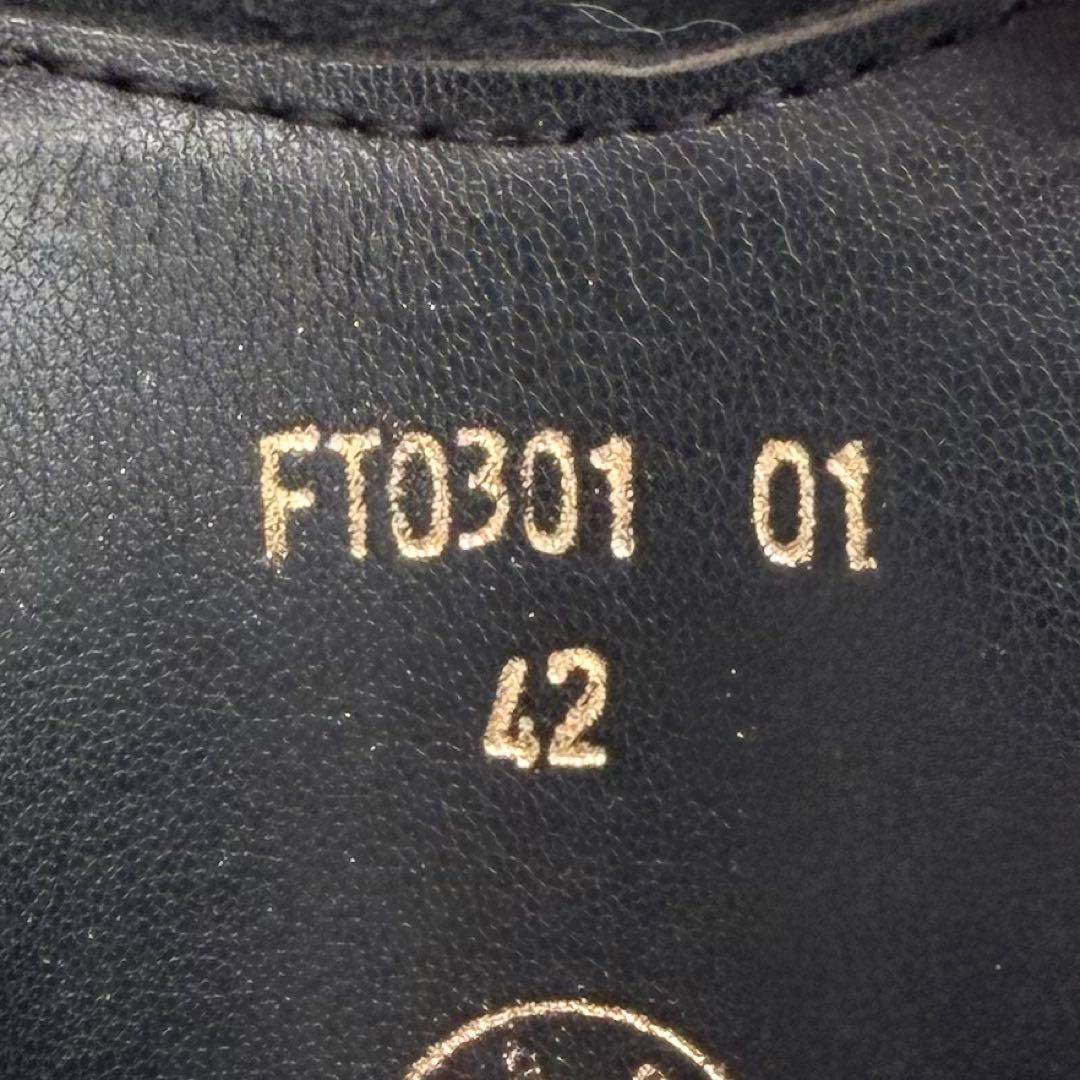 【展示品】42ND  HIGHLAND ストレートチップ 26cm 黒