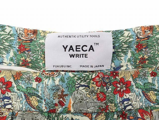 ヤエカ YAECA アニマル 総柄 プリント キュロット パンツ M