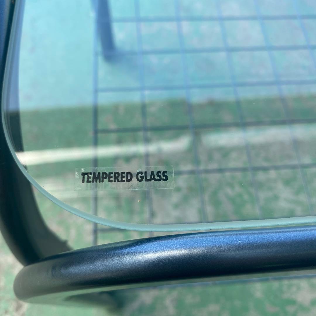 昭和レトロ　ガラステーブル　当時物　80年代