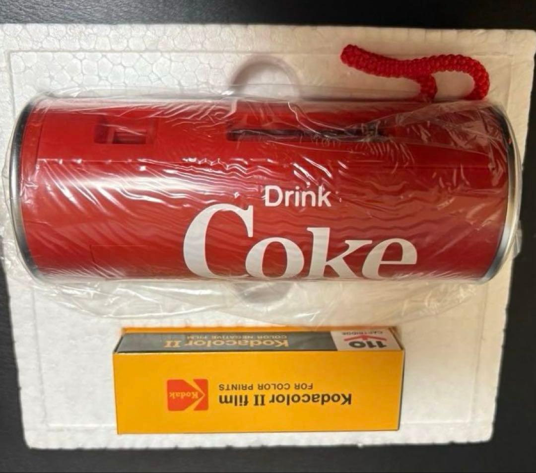 【昭和レトロ】Coca-Cola コンパクト缶カメラ  未使用品　取扱説明書付き
