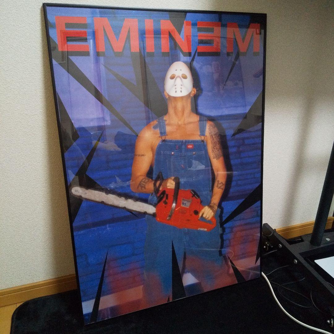 00s EMINEM ポスター 2000年 チェーンソー ジェイソン