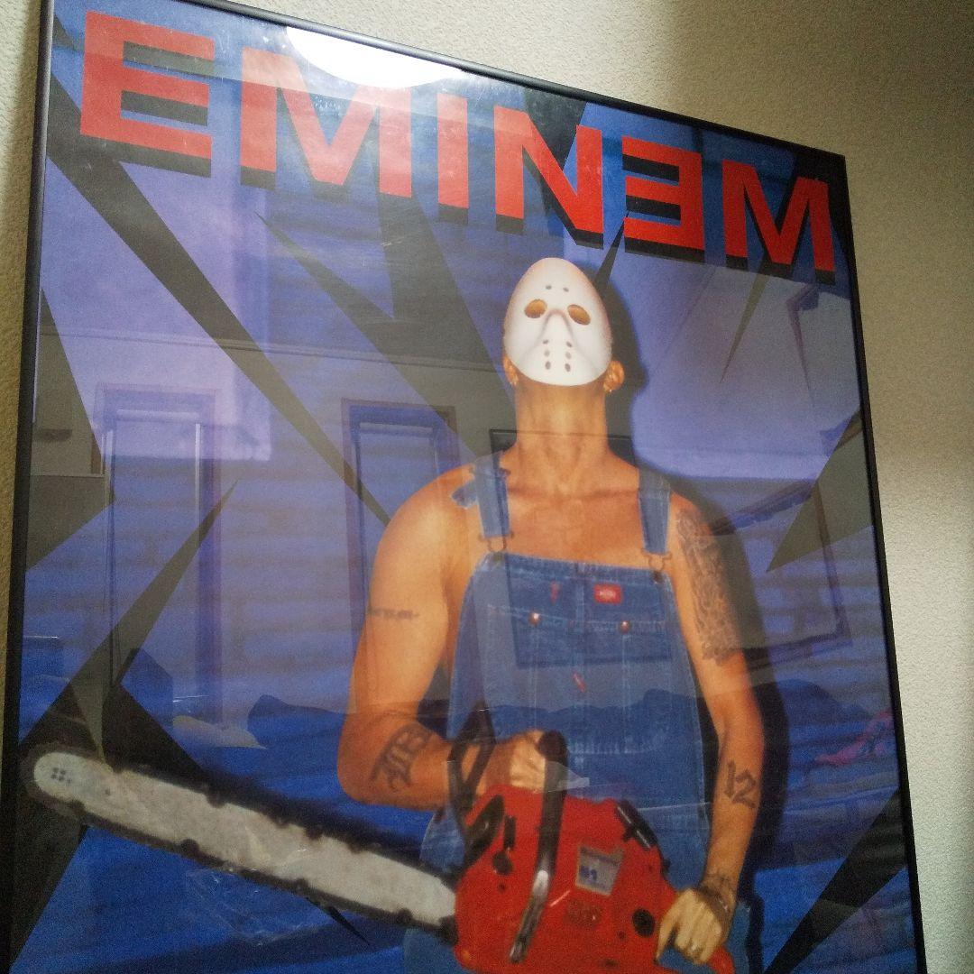 00s EMINEM ポスター 2000年 チェーンソー ジェイソン