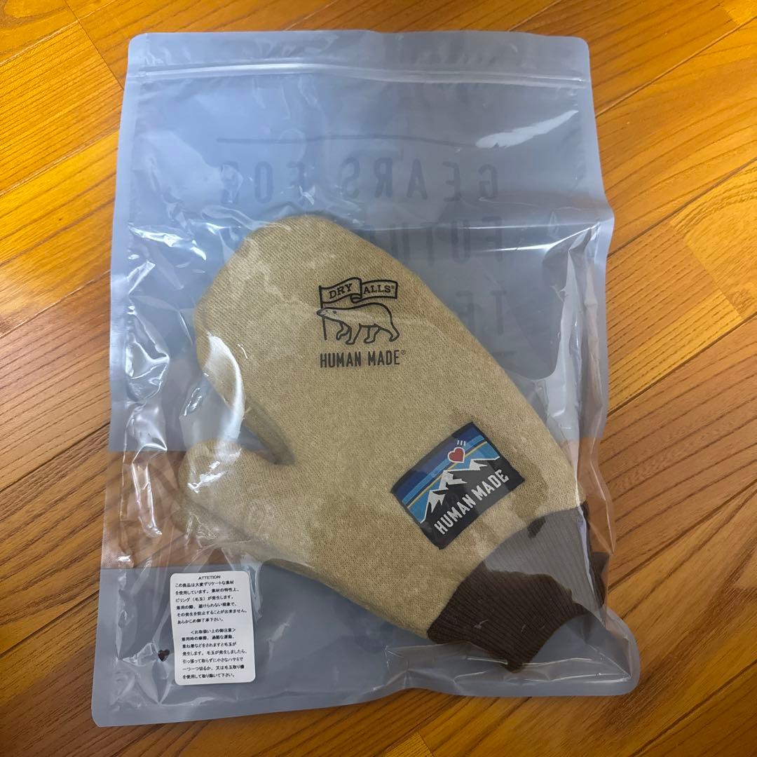 HUMAN MADE ミトン ベージュ フリーサイズ