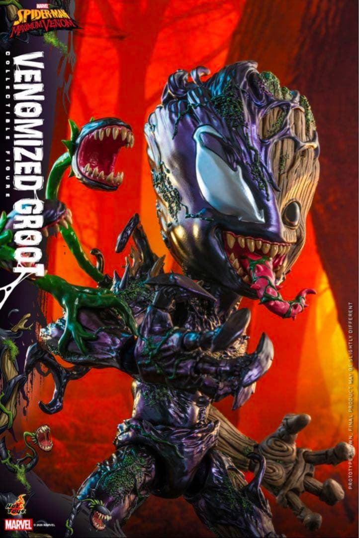 【美品】グルート（ヴェノム版）　スパイダーマン　ヴェノムグルート