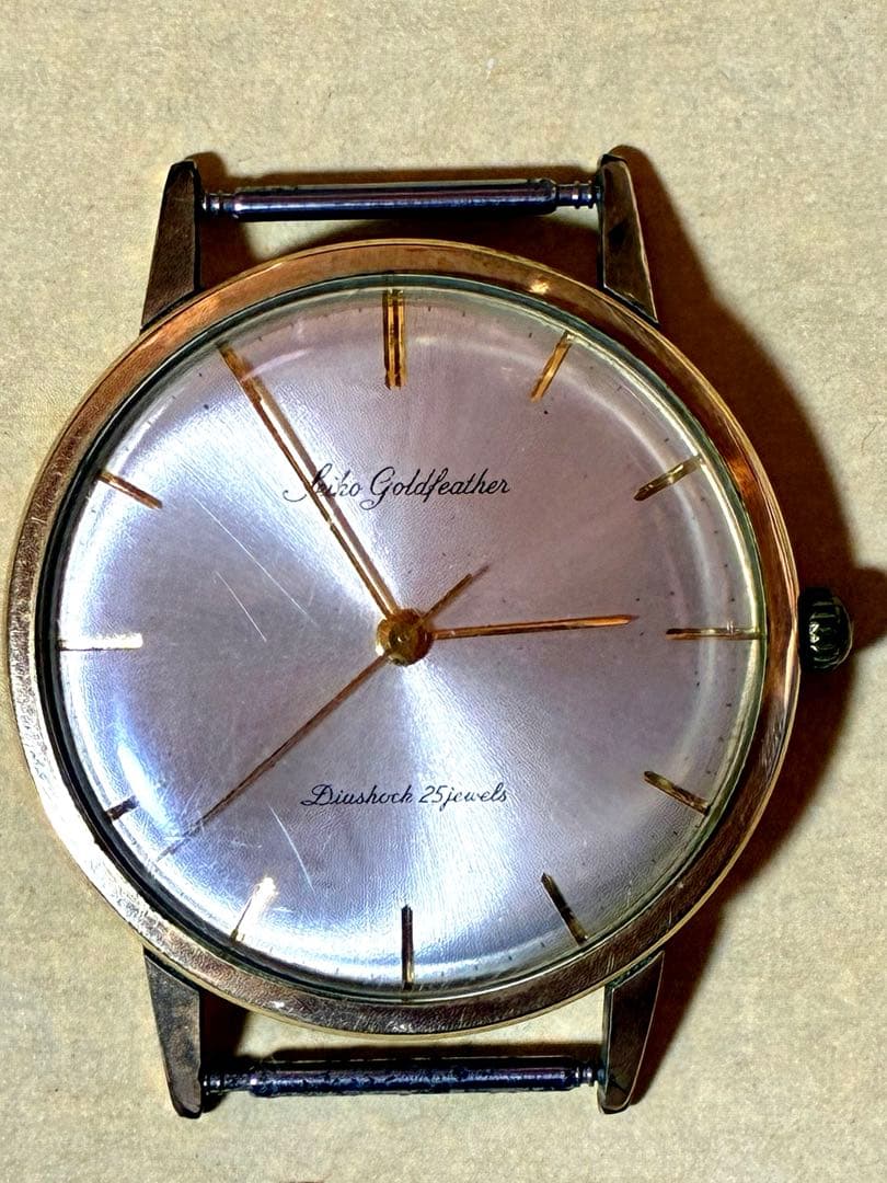 希少美品 稼働品 SEIKO セイコー ゴールドフェザー JI4060