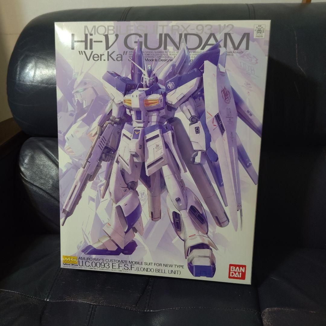 MG Hi-νガンダム Ver.Ka バンダイ赤ロゴ