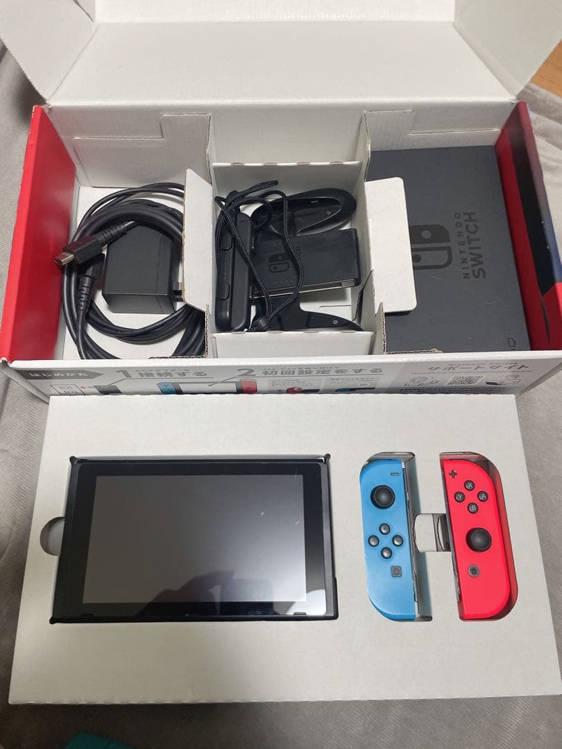 Nintendo Switch ネオンブルー/ネオンレッド 本体 ゲームソフト