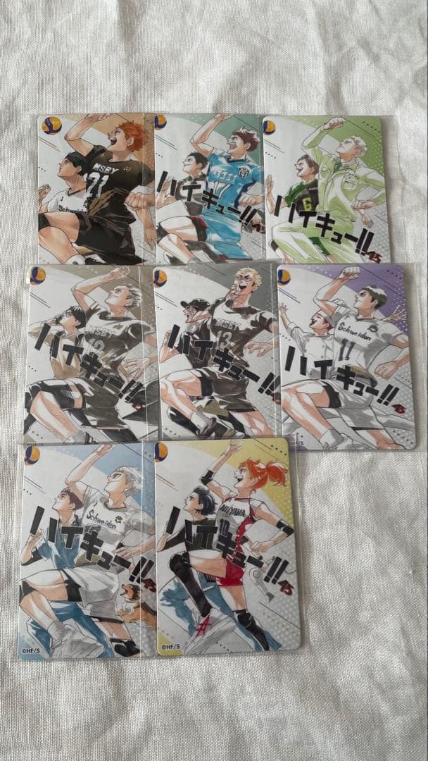 ハイキュー展 マグネットステッカーコレクション 8種