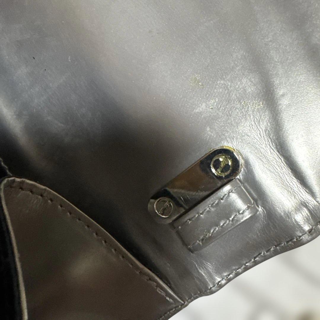 フェラガモ　￼シルバー　￼ミニバッグ